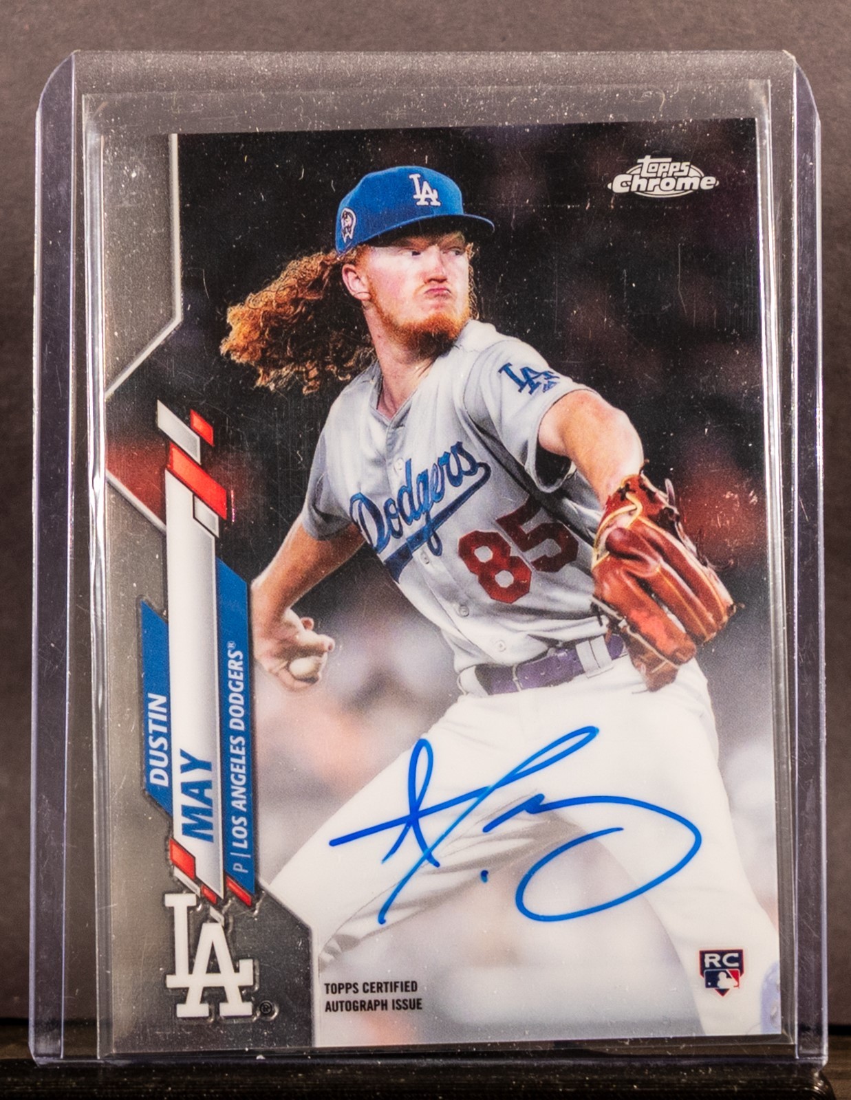 Dustin May 2020 Topps Chrome RA-DM RC Rookie Auto Autograph