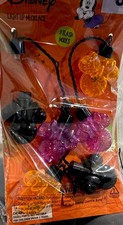 Disney Claire s Halloween Minnie Mouse Light Up Necklace Orange Black Purple