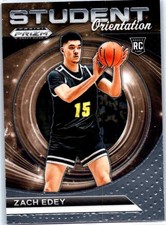 2024 Panini Prizm Draft Picks - Student Orientation #15 Zach Edey