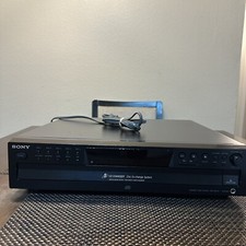 Sony CDP-CE375 5 Disc CD Changer Carousel Tested  Working No Remote Compact