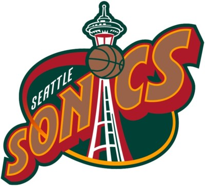 #ad #ad Seattle Supersonics Logo Die Cut Laminated Vinyl Sticker Decal NBA $3.84