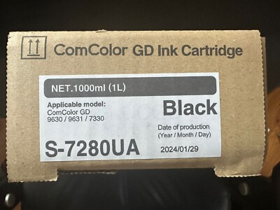 ComColor GD Ink Black Genuine S-7280UA for Riso Comcolor GD9630/9631/7330