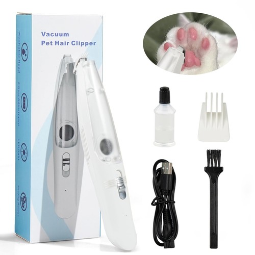Dog Paw Trimmer for Grooming - Quiet, Rechargeable Pet Paw Trimmer for Dogs a...