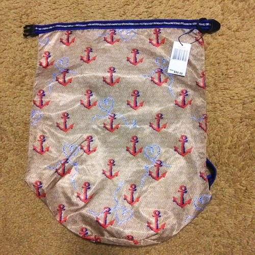 Vera Bradley Backpack Beach Sack - NWT - 15" X 20" Anchor Theme $REDUCED$ - Bild 2 von 4