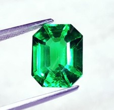 Genuine Green Garnet Certified 10 Ct Loose Gemstone Octagon Cut Ring Size Gems