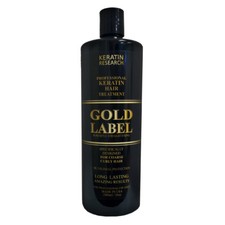 Gold Label Keratin hair Blowout treatment 1000ml for Domincan and African Hair