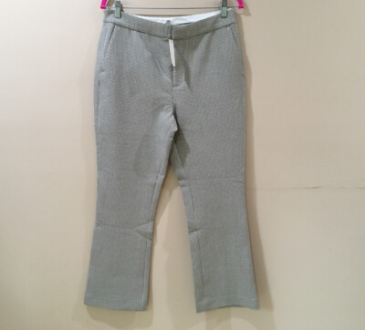 Joie Pants Tabanica Flare Womens Size 10 Camel Beige Plaid Knit Mid Rise New