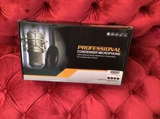 ALPOWL Black BM-800 Condenser Microphone Kit Bundle with Live V8 Sound Card