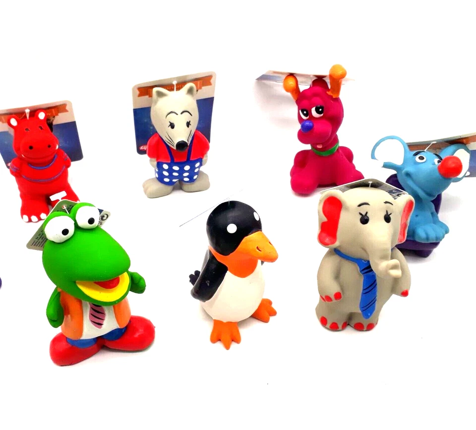 Latexspielzeug Lustige Tiere mit Stimme Latex quietschend ca. 9 cm 2 Stück - Bild 2 von 4