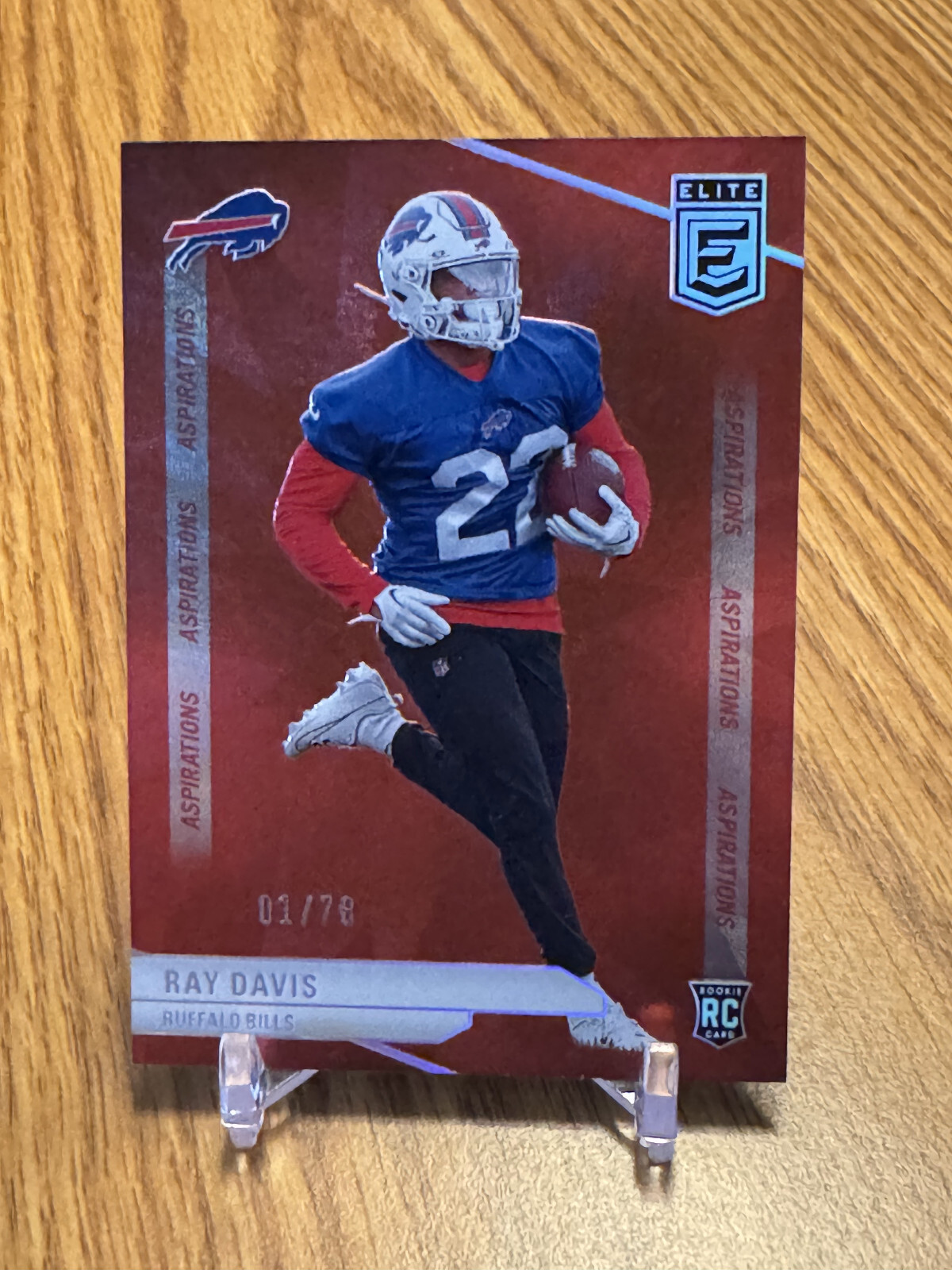 2024 Panini Donruss Elite Ray Davis Aspirations #154 01/78 low numbered RC