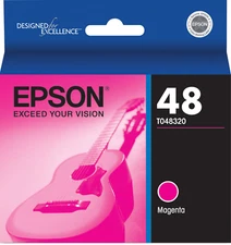New Genuine Epson 48 Magenta Ink Cartridge Bag RX500 600