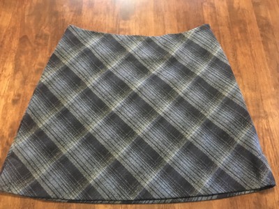 plaid skirt size 12