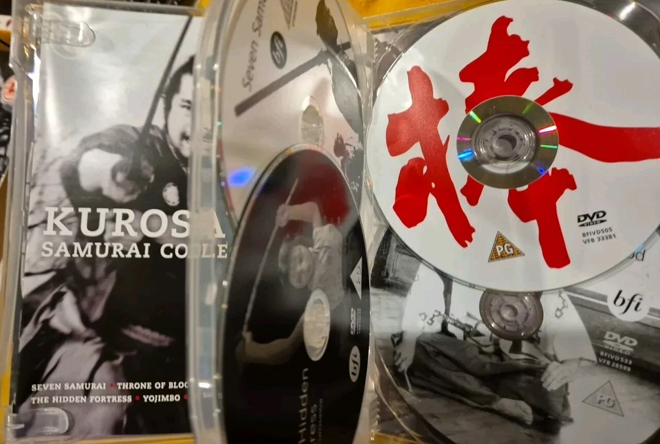 AKIRA KUROSAWA SAMURAI COLLECTION DVD BFI 5 FILM BOX SET TOSHIRO MIFUNE SANJURO - Image 3 of 3