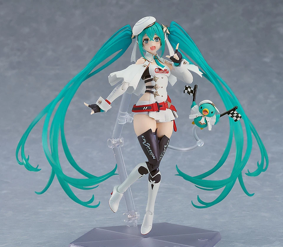 Racing Hatsune Miku 2023ver. Boneco de ação 5,9 polegadas figma Good Smile Company Japão - Imagem 2 de 4