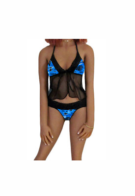 Carolina Panthers Lingerie Cami Top, G-String or Thong Panty - Sizes XS - Large
