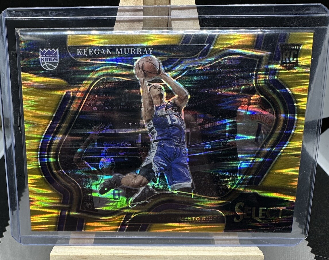 2022-23 Panini Select Keegan Murray Gold Flash Courtside RC /10
