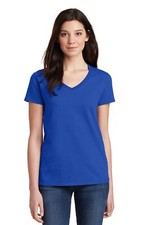 Gildan G500VL Womens Short Sleeve Heavy Cotton V Neck Plain Stylish T-Shirt