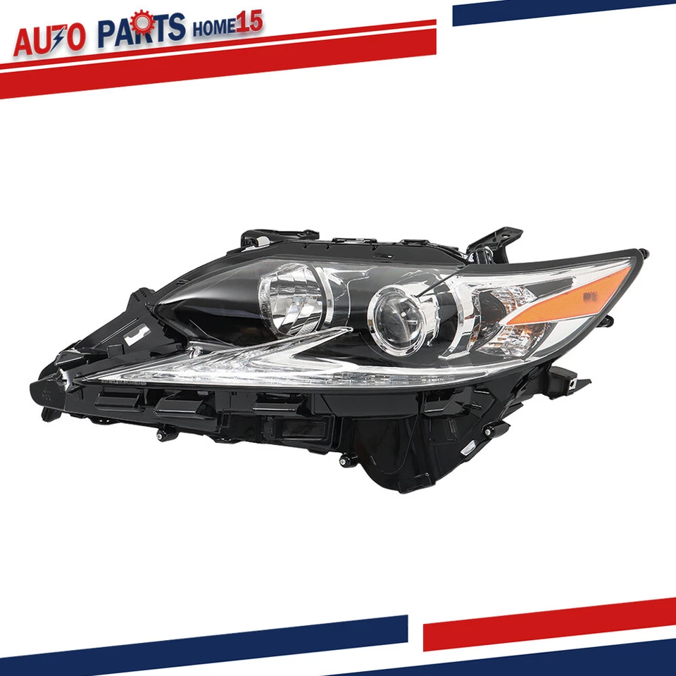 Headlight For 2016-2018 Lexus ES350 ES300H Halogen LED DRL Projector Driver Side Foto 3 de 4