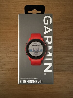 Garmin forerunner 745 gps watch Magma Red UK