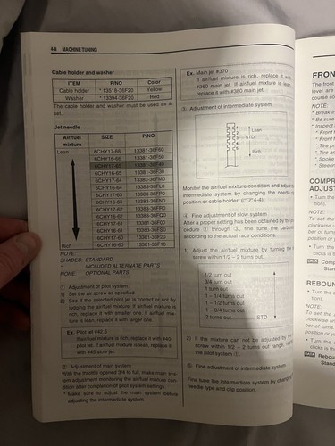 Suzuki RM 125 Service Manual - Picture 5 of 5