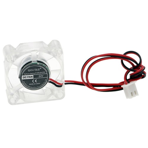 3010 DC Cooling Fan Mini Transparent Silent Fans Brushless LED Light 5V 12V 24V - Picture 3 of 6