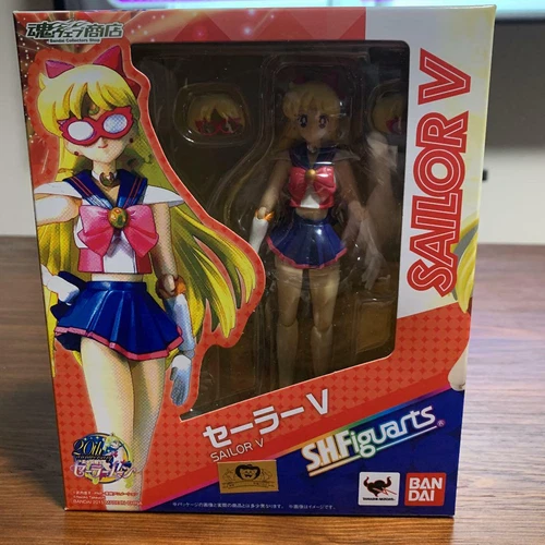 S.H. Figura de acción Figuarts Pretty Guardian Sailor Moon Sailor V Bandai Anime JP
