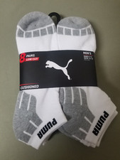 New Mens Puma 8 Pair Low Cut Athletic Socks.
