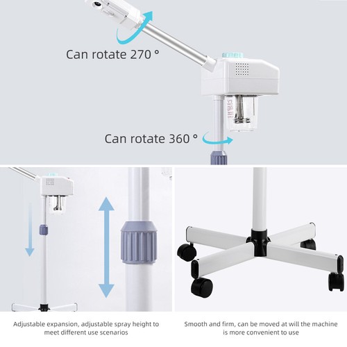 Professional Salon Spa Facial Steamer Stand Face Beauty Salon Skin Care 680ml - Picture 10 of 11