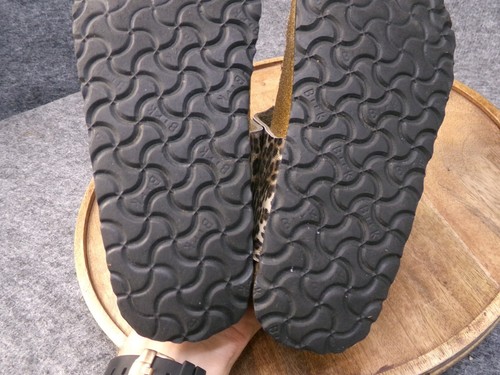 Birkenstock Womens Gizeh Papillio Cheetah Birko-Flor Sandals Size 38 US 7 Reg. - Picture 9 of 9