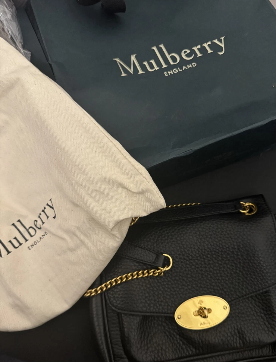 Mulberry bag gold chain hotsell