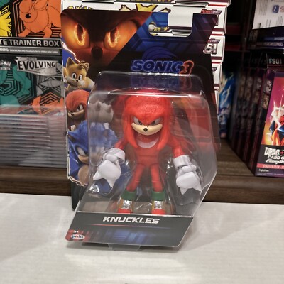 2024 Sonic The Hedgehog 3 Movie KNUCKLES 5'' Action Figure Jakks NEW SEALED