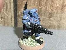 A20422 WARHAMMER 40K ASTRA IMPERIAL GUARD METAL KASRKIN HOTSHOT LAS PAINT BASED