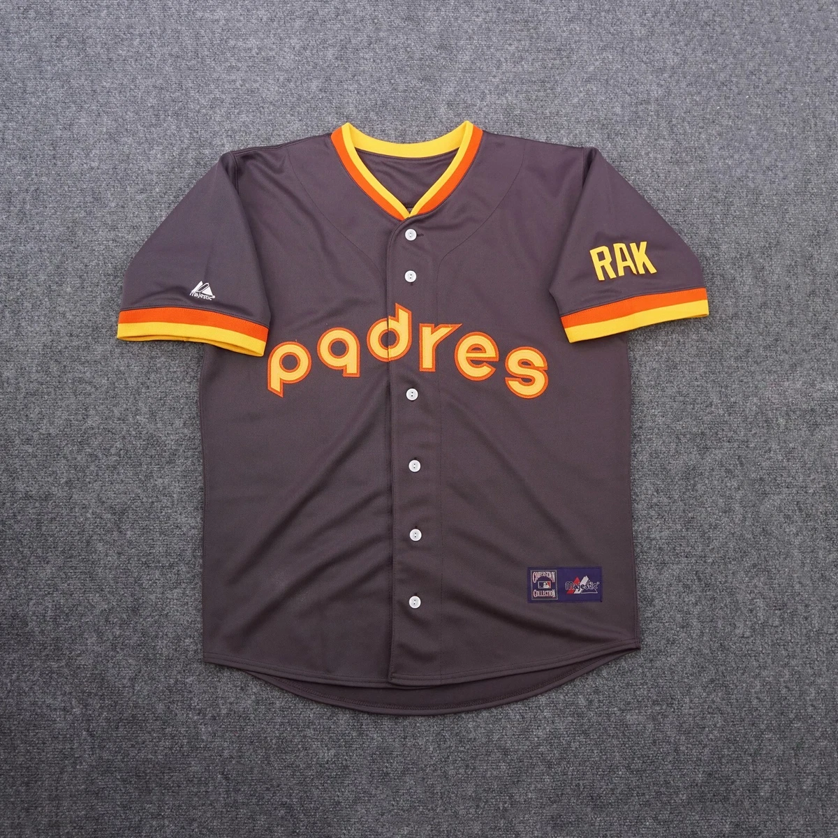 Tony Gwynn 1984 San Diego Padres Men's Cooperstown Brown Away Throwback  Jersey