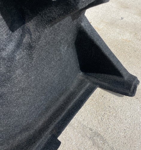 06-11 Honda Civic Si Coupe Left Trunk Carpet Liner OEM Black - Picture 2 of 6