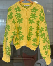 ZARA Floral Cardigan  Size M  EUC