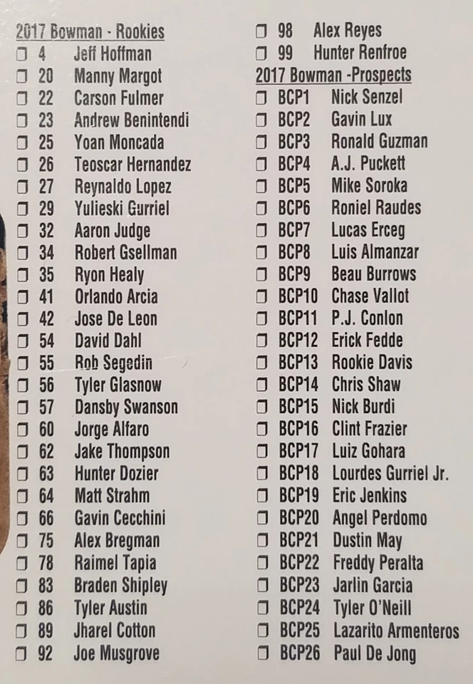 2017 Bowman Chrome Mini Set Factory Sealed Judge Acuna Soto  - Image 3 of 4