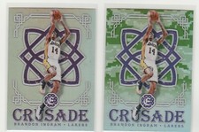 BRANDON INGRAM LOT (2) 2016-17 EXCALIBUR CRUSADE PRIZM SILVER + CAMO #96