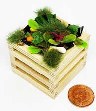 Dolls House Full Wooden Compost Bin Tumdee Miniature Garden 1:12 Scale Type 2