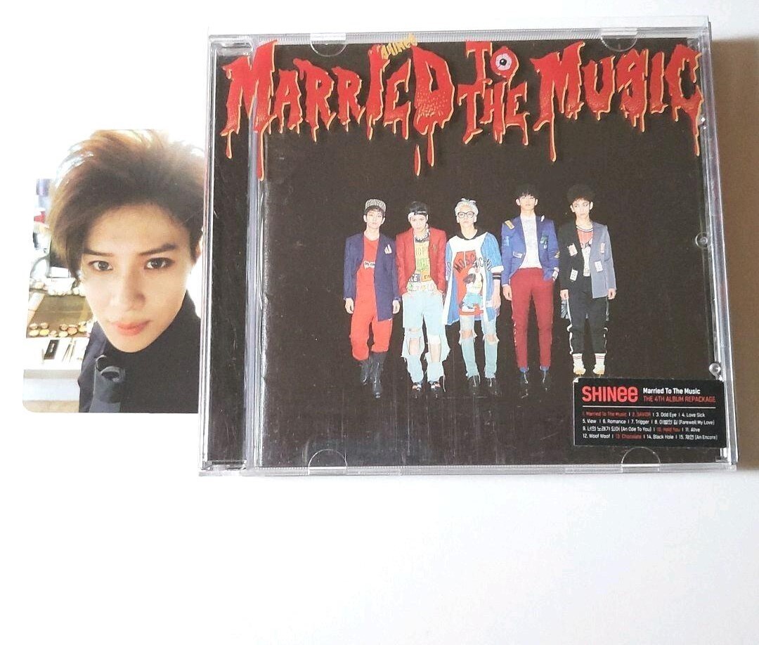 SHINee MARRIED TO THE MUSIC ジョンヒョントレカ付き SHINee MARRIED TO THE MUSIC ジョンヒョントレカ付き SHINee