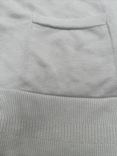 Time and Tru Cardigan Women X-Large White Solid Open ..#19138 - 第 8/17 張圖片