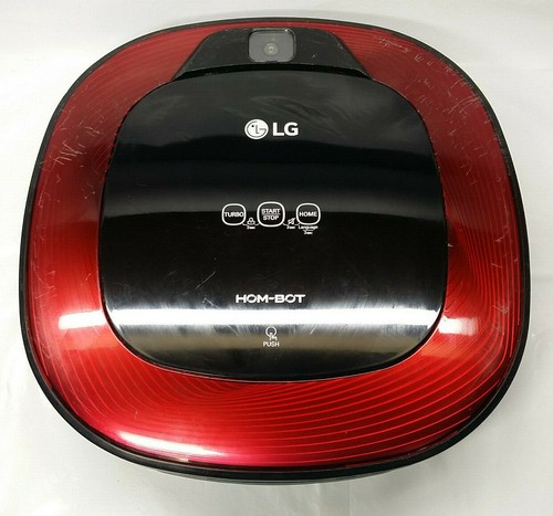LG VR6347LV ROBOT ASPIRADOR MODELO ROJO - FUNCIONA FAULTY |