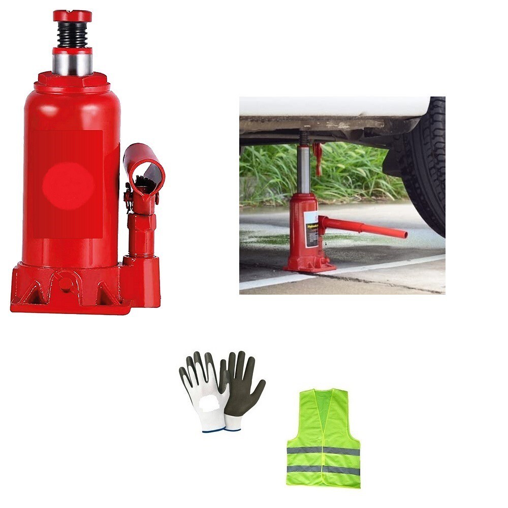 PER MERCEDES CLASSE E STATION CRIC IDRAULICO A BOTTIGLIA DA 3 TON. PER AUTO VEI