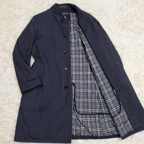 Burberry Black Label Men's Single Trench Coat w/liner US size L Authentic