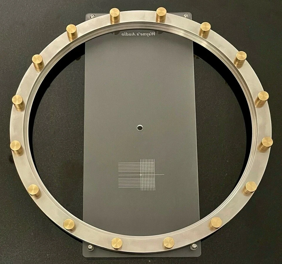 Turntable Periphery Stabilizing Outer Ring Clamp GS-1 Micro Seiki VPI Clearaudio - Image 2 of 4