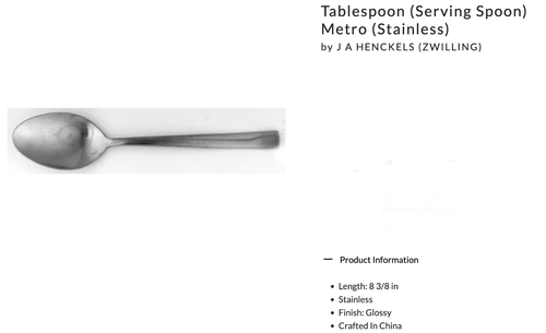 12pc set Metro Stainless by J A Henckels Zwilling 18/10, China, Glossy VTG HTF - Picture 6 of 10