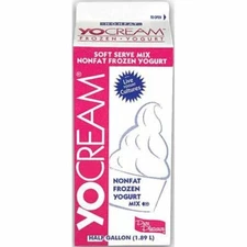 Yocream Very Raspberry Nonfat Soft Serve Yogurt Mix (64 Oz, 6 Per Case)