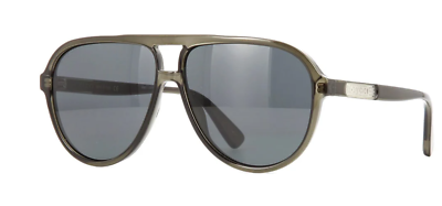 New GUCCI GG0935S 001 58mm Gray Translucent Aviator  display picture 3