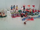  Lot Wilton Vintage Sports Cake Toppers Football Soccer Baseball Golf Athletes