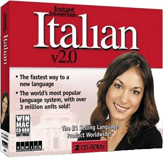 CD Language Course Computer Software in Italian