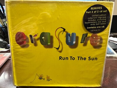 ERASURE Run To The Sun Pt.2 CD Single UK 1994 MUTE LCDMUTE153